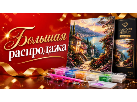Распродажа наборов алмазной мозаики!
